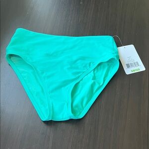 NWT Next teal high waisted bikini bottoms size XS